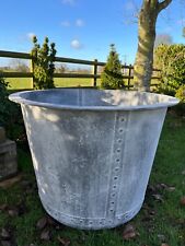 Large galvanised riveted for sale  OAKHAM