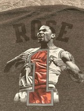 Camiseta Majestic Chicago Bulls D-Rose Derrick Rose NBA dupla face comprar usado  Enviando para Brazil