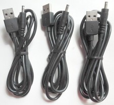 3x USB A macho para conector de 3,5/1,35 mm 5V DC cabo carregador de energia conector  comprar usado  Enviando para Brazil