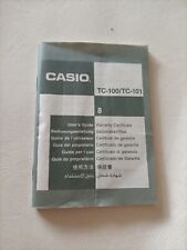 Casio libretto istruzione usato  San Martino Dall Argine