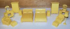 Lote MARX Amarelo Conjunto de Móveis para Casa de Bonecas Marx Vintage Anos 1950 Quarto de Casal comprar usado  Enviando para Brazil