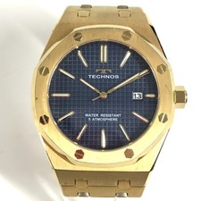 Relógio de pulso masculino TECHNOS T9539 logotipo ouro SS comprar usado  Enviando para Brazil