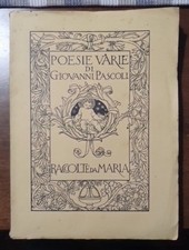 Poesie varie giovanni usato  Montesilvano