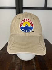 Boné Colorado Proud TM alça traseira bege bordado 100% algodão esqui neve comprar usado  Enviando para Brazil