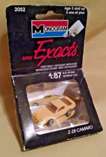 CAMARO Z-28 MINI EXACTS MONOGRAMA MODELOS 1990 2052 1:87 HO AMARELO CHEVY FUNDIDO. comprar usado  Enviando para Brazil