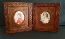 Coppia miniature acquarello usato  Latina