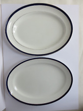 Two oval white for sale  GODALMING