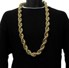 Gold rope chain for sale  LONDON