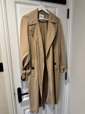 Zara beige duster for sale  CROYDON