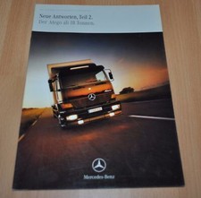 Usado, Folheto de caminhão Mercedes Benz Atego Prospekt 0798 comprar usado  Enviando para Brazil