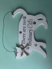 Cat wooden sign for sale  BEDWORTH