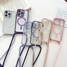 für iPhone 15 16 Pro Max 14 13 12 Magsafe Mit Band Handykette Hülle Handyhülle comprar usado  Enviando para Brazil