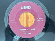 45 RPM VG+ Garage Psyche THE LORDS, Aldrich 1001, Death Bells At Dawn/Light Rain comprar usado  Enviando para Brazil