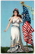Patriotic lady liberty for sale  Kingston