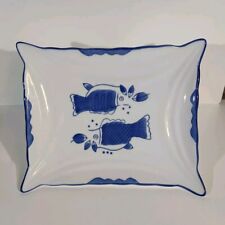 Rectangular blue white for sale  STOCKPORT