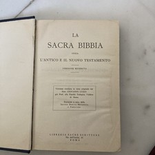 sacra bibbia antico testamento usato  Genova