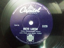LES PAUL & MARY FORD  CAPITOL RARE 78 RPM RECORD  EX comprar usado LES PAUL & MARY FORD  CAPITOL RARE 78 RPM RECORD  EX comprar usado  Enviando para Brazil