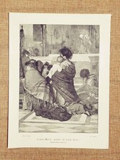 L'Ave Maria Quadro di Luigi Nono Galleria Pisani nel 1898 Firenze comprar usado L'Ave Maria Quadro di Luigi Nono Galleria Pisani nel 1898 Firenze comprar usado  Enviando para Brazil