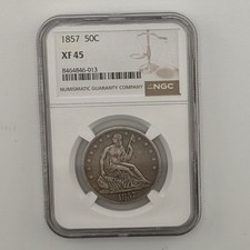 1857 50c seated for sale  HIGH WYCOMBE