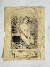 Ancienne authentique gravure d'occasion  Rethel