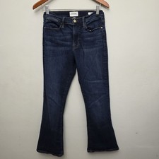 Jeans jeans azul feminino Frame Le High Flare tamanho 29 tornozelo comprar usado  Enviando para Brazil