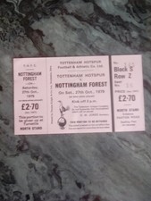 Tottenham ticket nottingham for sale  INGATESTONE