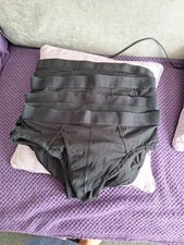 Black george briefs for sale  SHREWSBURY