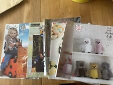 Knitting patterns toys for sale  EXETER