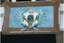 Panneau bois blason d'occasion  Dieulefit