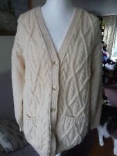 Handknitted aran cream for sale  NOTTINGHAM