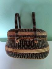 Panier ancien tressé d'occasion  Thiviers