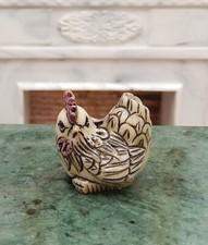 Prateleira de galinha galo museu asiático esculpida antiga casa de bonecas miniatura 1:12 comprar usado  Enviando para Brazil