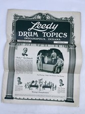 Vintage Magazine Leedy Drum Topics #16 March 1928 Indianapolis Indiana comprar usado  Enviando para Brazil