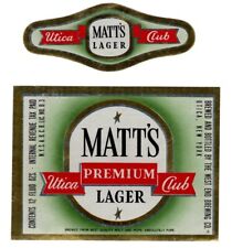 Matt premium lager for sale  Eureka