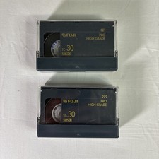 Fitas de gravação FUJI PRO (2) premium alta qualidade TC-30 VHS-C. Novo não usado. comprar usado  Enviando para Brazil
