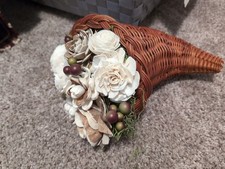 Homemade cornucopia wooden for sale  Arden