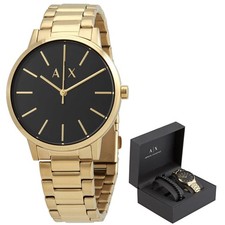 Relógio masculino Armani Exchange Cayde quartzo mostrador preto AX7119 comprar usado  Enviando para Brazil
