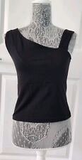 Tanque preto French Laundry com encaixe de forma frontal diagonal CROP STRETCHY comprar usado  Enviando para Brazil