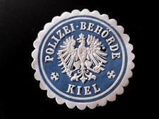 Siegelmarke polizei behörde gebraucht kaufen  Großostheim