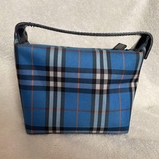 Mini bolsa feminina Burberry London caixa de acessórios vaidade azul coleção original comprar usado  Enviando para Brazil