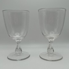 Clear glass stemmed for sale  Waynesville