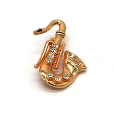 Saxophon anstecker brosche gebraucht kaufen  Memmelsdorf