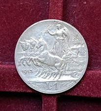 Lira 1913 argento usato  Pescara