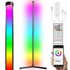 Lâmpada LED ECO4LIFE WiFi Smart Floor Standing RGB mudança de cor LC210 - Preto comprar usado Lâmpada LED ECO4LIFE WiFi Smart Floor Standing RGB mudança de cor LC210 - Preto comprar usado  Enviando para Brazil