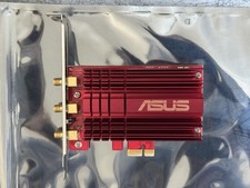 Adaptador PCI-E sem fio banda dupla Asus PCE-AC68 AC1900 com base e antenas funcionando comprar usado  Enviando para Brazil