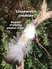 Boucles oreilles plumes d'occasion  Seyssins