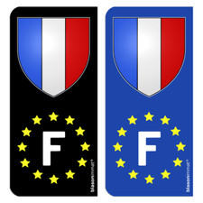 Autocollant plaque immatricula d'occasion  Sète