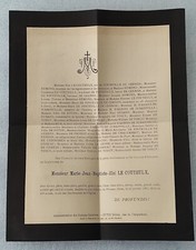 Faire part deces d'occasion  Plombières-lès-Dijon