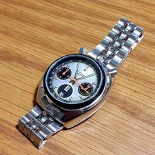 Citizen Horn Chrono Mickey Relógio Masculino Vintage, Data do Dia, Ponteiro de Segundos Laranja comprar usado  Enviando para Brazil