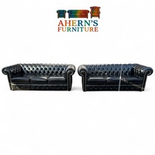Pair black leather for sale  BOSTON